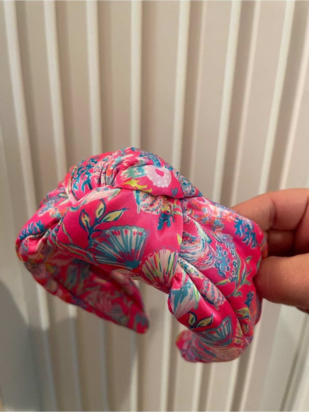 Lilly Pulitzer Pink Floral Padded Headband